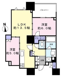 ドゥ・トゥール 12階 間取り図