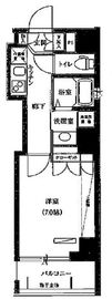 セルビシエ白金 301 間取り図