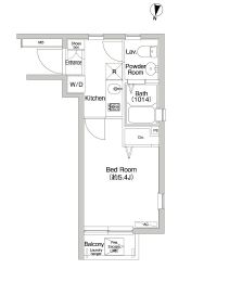 プライムアーバン西早稲田 307 間取り図