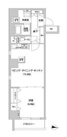 ドミール青柳 801 間取り図