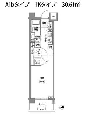 コンフォリア目黒青葉台 334 間取り図