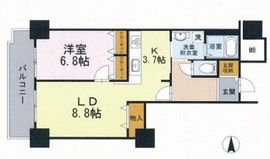 品川シーサイドビュータワー1 1815 間取り図