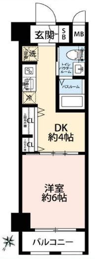エステムプラザ日本橋レジェンド 3階 間取り図