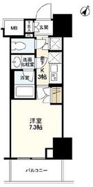 ドレッセ目黒大橋プレヴィ 8階 間取り図