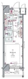 コンシェリア新宿ヒルサイドスクエア 9階 間取り図