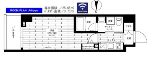 ステージグランデ元浅草 7階 間取り図