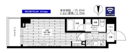 ステージグランデ元浅草 8階 間取り図