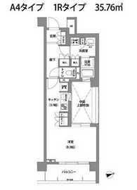 コンフォリア目黒青葉台 201 間取り図