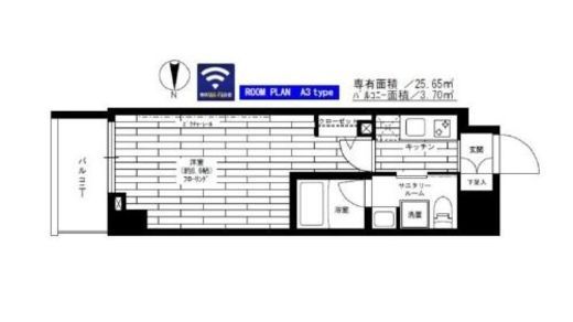 ステージグランデ元浅草 12階 間取り図