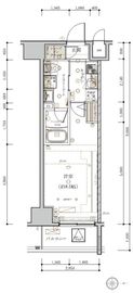 ステージグランデ元浅草 2階 間取り図