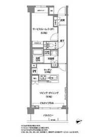 コンフォリア目黒青葉台 103 間取り図