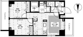 ステージグランデ元浅草 8階 間取り図