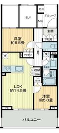 本郷パークハウスザ・プレミアフォート 5階 間取り図