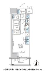 パークアクシス錦糸町ヴェール 603 間取り図