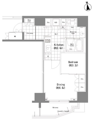 BPRレジデンス恵比寿 604 間取り図