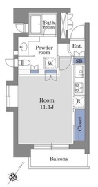 グランド・ルー都立大学 502 間取り図