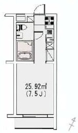 プロスパー上目黒 401 間取り図