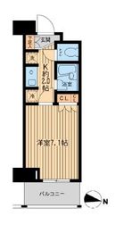 エコロジー東陽町 705 間取り図
