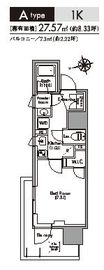 コンフォリア東新宿ステーションフロント 301 間取り図