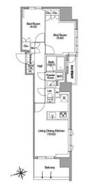 コンフォリア東新宿ステーションフロント 511 間取り図