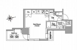 コンフォリア東新宿ステーションフロント 413 間取り図