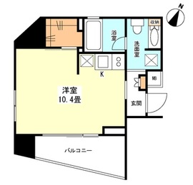 プラティーク新宿ウエスト 601 間取り図