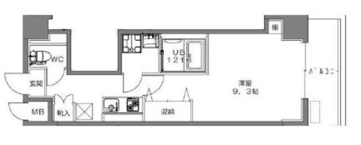 コンソラトゥール笹塚2 503 間取り図