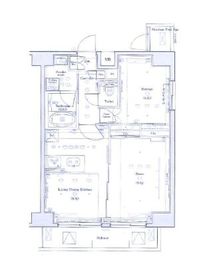ステージグランデ芝大門 14階 間取り図