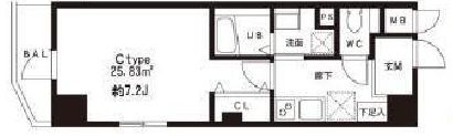 MDM芝公園 201 間取り図