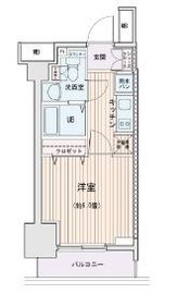 エスティメゾン錦糸町2 412 間取り図