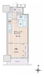 エスティメゾン錦糸町2 1402 間取り図