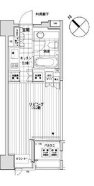 カスタリア銀座 305 間取り図