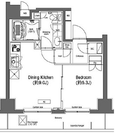 コンフォリア九段 902 間取り図