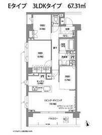 コンフォリア目黒青葉台 115 間取り図