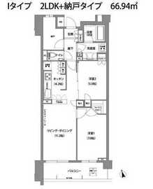 コンフォリア目黒青葉台 111 間取り図