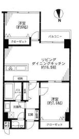 ドミール南青山 7階 間取り図