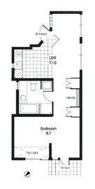 メゾン・デュ・ディズイット 102 間取り図