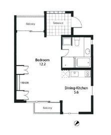 メゾン・デュ・ディズイット 203 間取り図