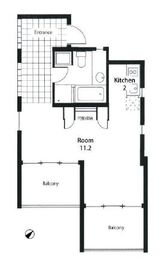 メゾン・デュ・ディズイット 501 間取り図