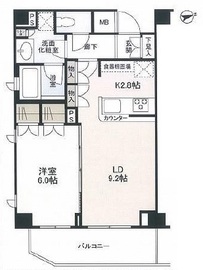 白金HOUSE 2階 間取り図