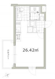 アレーロ北参道 201 間取り図