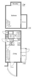 アレーロ北参道 102 間取り図