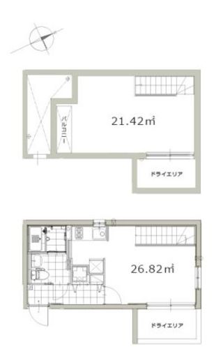 アレーロ北参道 103 間取り図