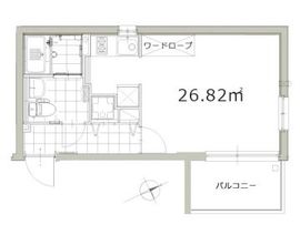 アレーロ北参道 203 間取り図