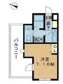 プロシード都立大学 306 間取り図