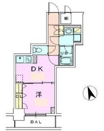 銀座レジデンス伍番館 605 間取り図