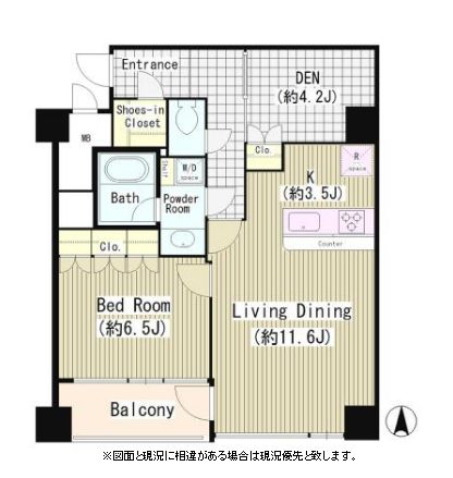 リーラハイツヒジリザカ 203 間取り図