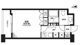 オーキッドレジデンス神楽坂 218 間取り図