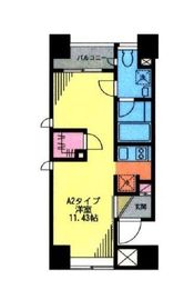 クラヴィーア神宮前 501 間取り図