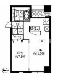 オーパスホームズ八丁堀 901 間取り図